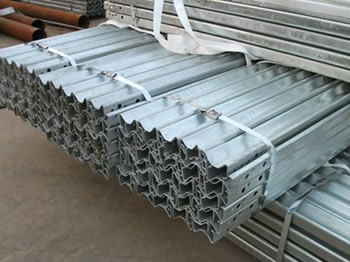 Galvanized Sigma Post for Guardrail