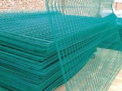 Green Coated Welded Fence Panels