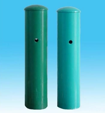 Green Coated Columns